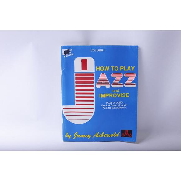 How to Play Jazz and Improvize, Jamey Aebersold, Volume 1, Play-A-Long, - Picture 1 of 5
